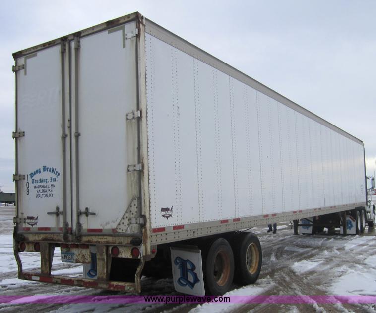 image for item 3055 1999 Wabash 53' dry van semi-trailer