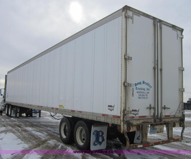 image for item 3055 1999 Wabash 53' dry van semi-trailer
