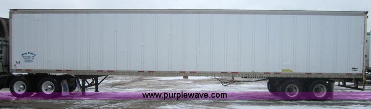image for item 3055 1999 Wabash 53' dry van semi-trailer