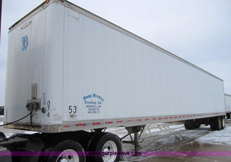 image for item 3056 1997 Trailmobile 53' dry van semi-trailer