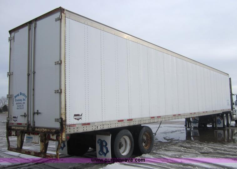image for item 3058 1999 Wabash 53' dry van semi-trailer