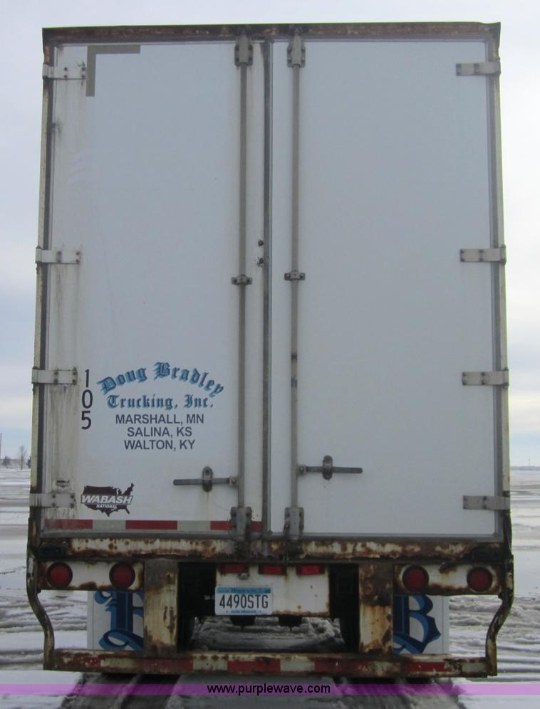 image for item 3058 1999 Wabash 53' dry van semi-trailer