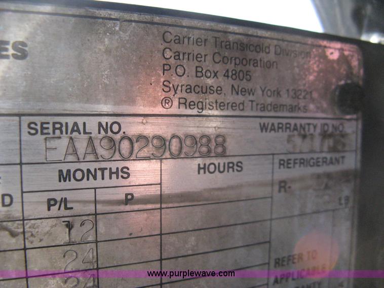 image for item 8183 Carrier Phoenix NDA94AN0-AM-0 Ultra reefer unit