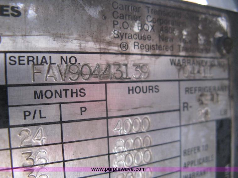 image for item 8184 Carrier Phoenix NDA93AN0-AM-0 Ultra Fresh 2 reefer unit