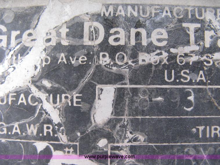 image for item 8185 1994 Great Dane 781TZ-1AP 48' reefer trailer