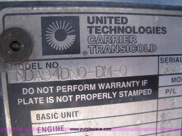 image for item 8185 1994 Great Dane 781TZ-1AP 48' reefer trailer