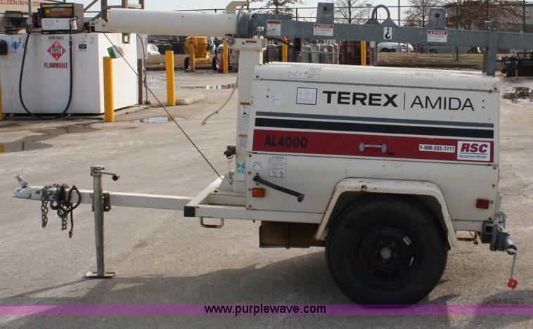 image for item 4998 2005 Terex Amida AL4000 light tower