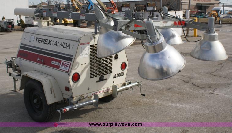 image for item 4998 2005 Terex Amida AL4000 light tower