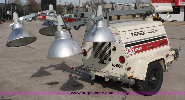 image for item 4998 2005 Terex Amida AL4000 light tower