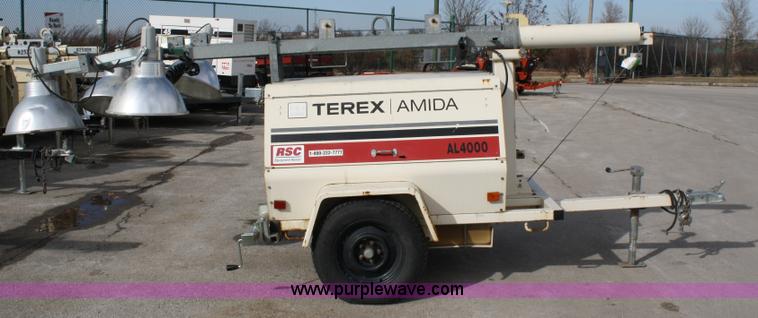 image for item 4998 2005 Terex Amida AL4000 light tower