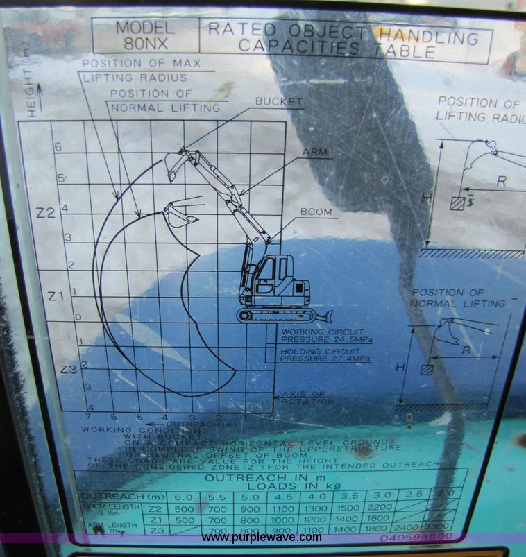 image for item 5312 2004 IHI 80NX3 excavator