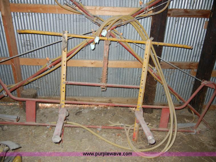 image for item 2142 200 gallon poly spray tank with agitators