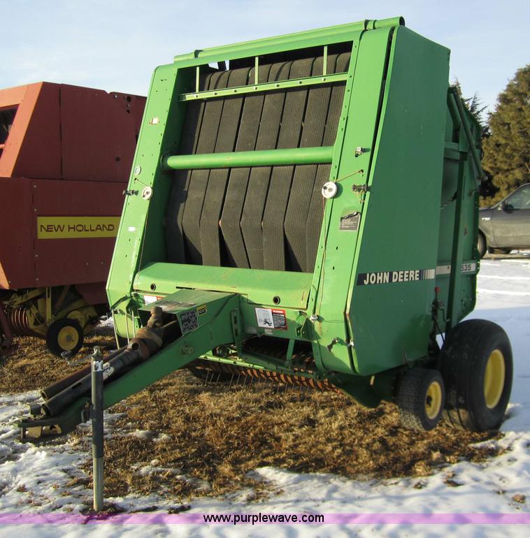 image for item 3288 1995 John Deere 535 5x6 round baler