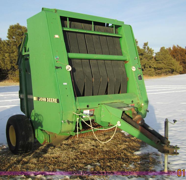 image for item 3288 1995 John Deere 535 5x6 round baler
