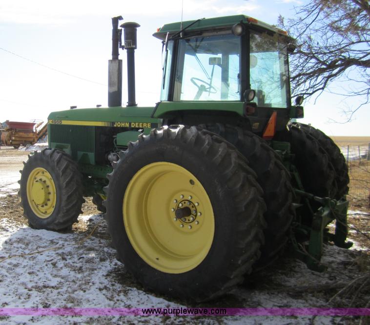 image for item 3352 1991 John Deere 4955 MFWD tractor