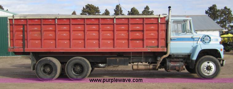 image for item 3353 1981 Ford LNT8000 tandem grain truck