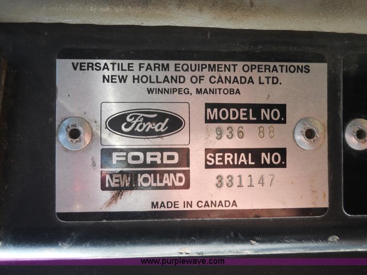 image for item 7793 1988 Versatile 936 88 4WD articulating tractor