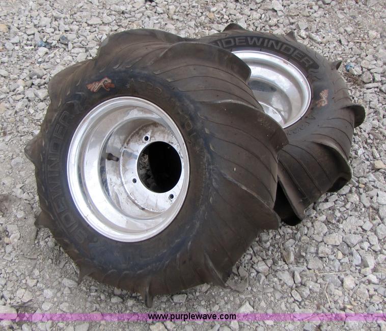 (2) Sidewinder paddle tires for ATV in Caney, KS Item 1053 sold