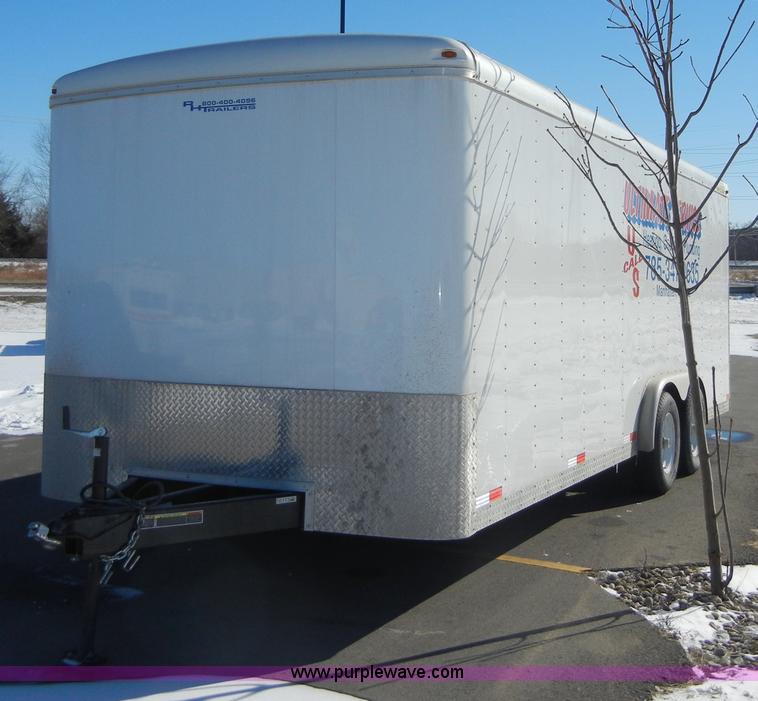 image for item 2144 2008 Doolittle 18' enclosed trailer
