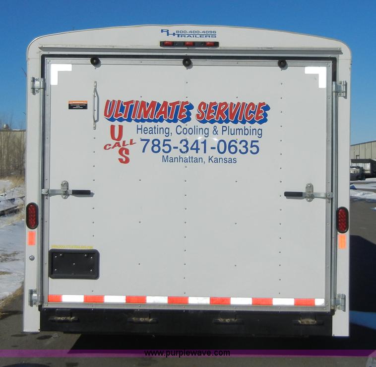 image for item 2144 2008 Doolittle 18' enclosed trailer
