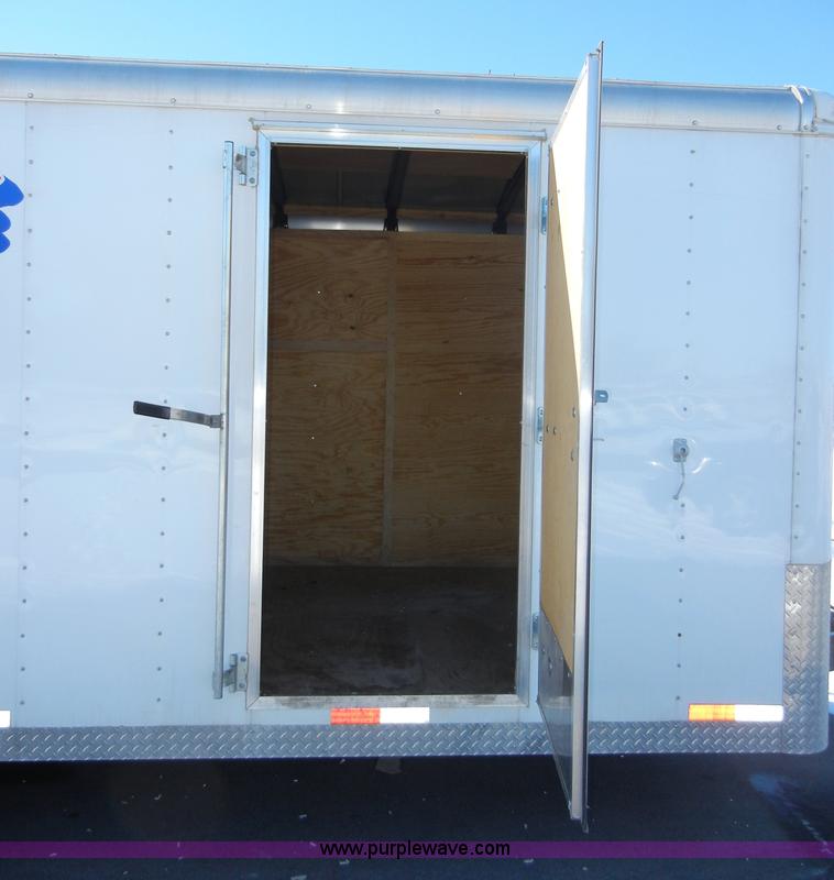 image for item 2144 2008 Doolittle 18' enclosed trailer