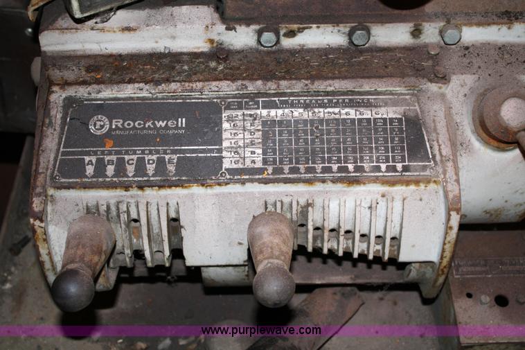 image for item 4741 Rockwell metal lathe