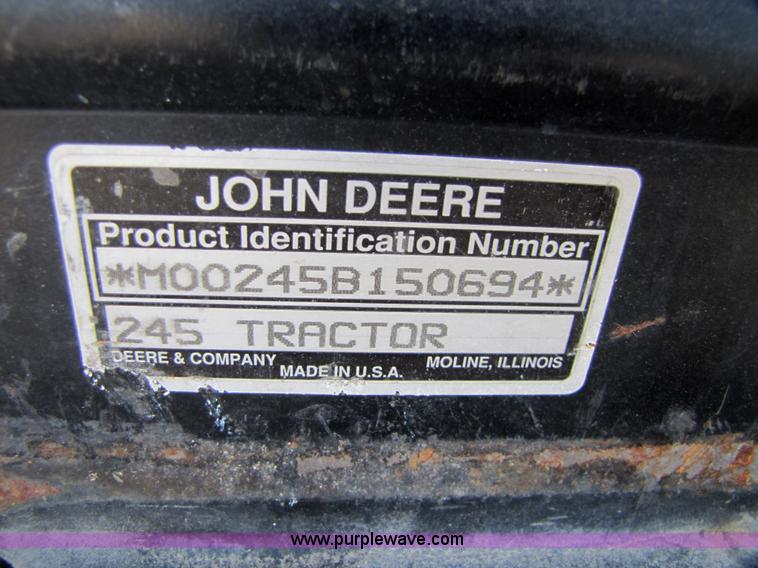 image for item 5152 John Deere 245 riding mower