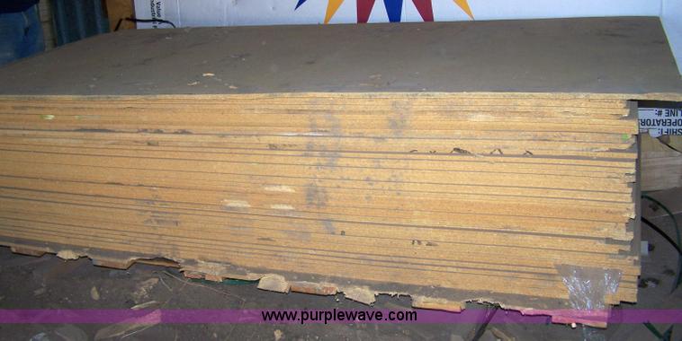 image for item 7323 63 pieces of 1/2" x 49" x 97" particle board