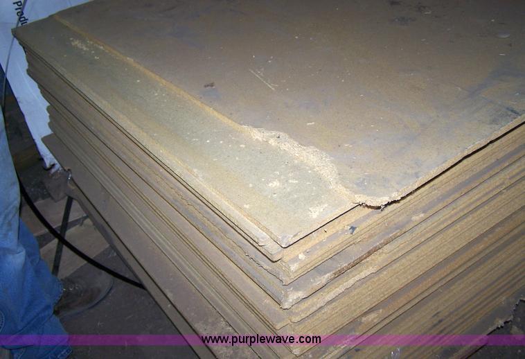 image for item 7323 63 pieces of 1/2" x 49" x 97" particle board