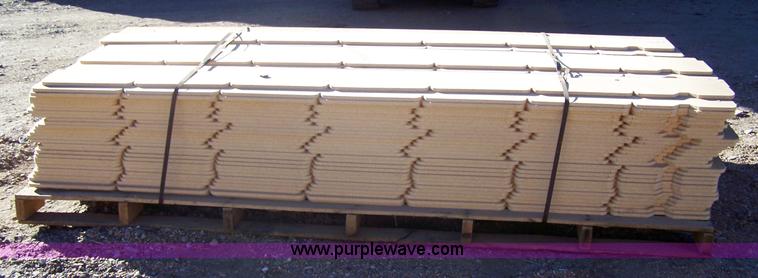image for item 7326 2,500 pieces of 7.25"W x 97"L x 1/2"thick particle board