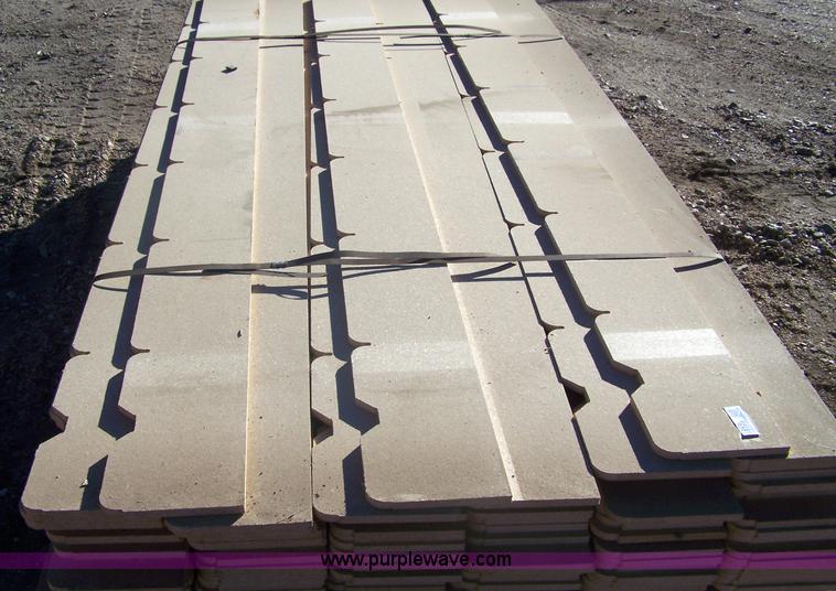 image for item 7326 2,500 pieces of 7.25"W x 97"L x 1/2"thick particle board