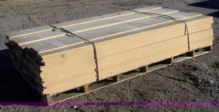 image for item 7326 2,500 pieces of 7.25"W x 97"L x 1/2"thick particle board
