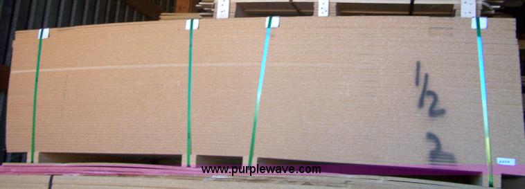 image for item 7329 50 pieces of 1/2" x 49" x 97" particle board material