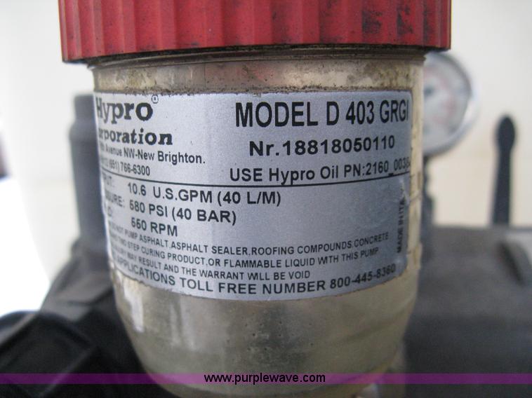 image for item 8190 2005 Lesco Commercial Plus slide-in spray unit