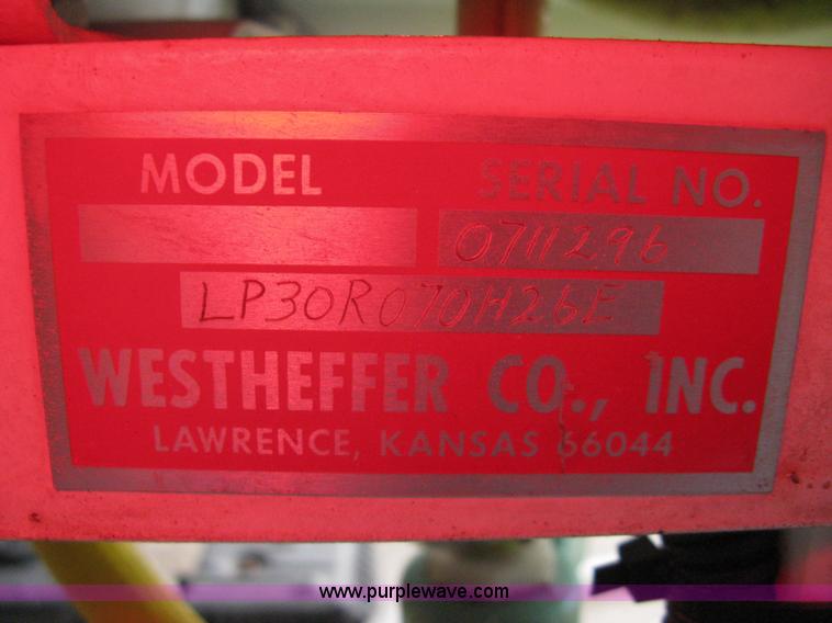 image for item 8191 Westheffer Co Inc. spray unit