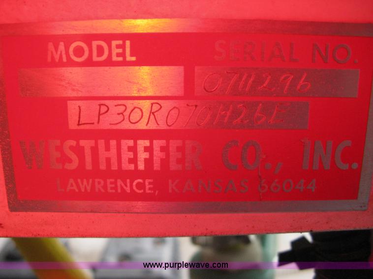 image for item 8191 Westheffer Co Inc. spray unit