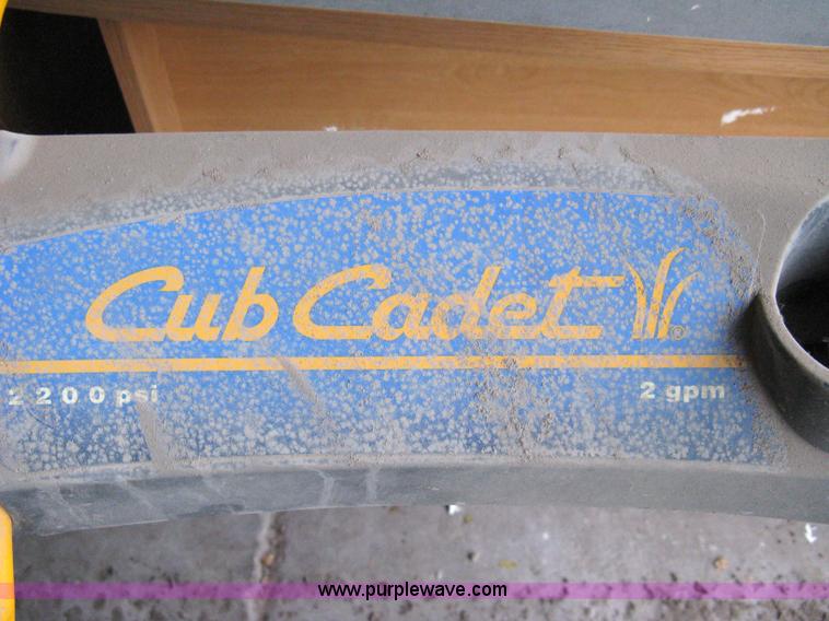 image for item 8193 Cub Cadet 2200H pressure washer