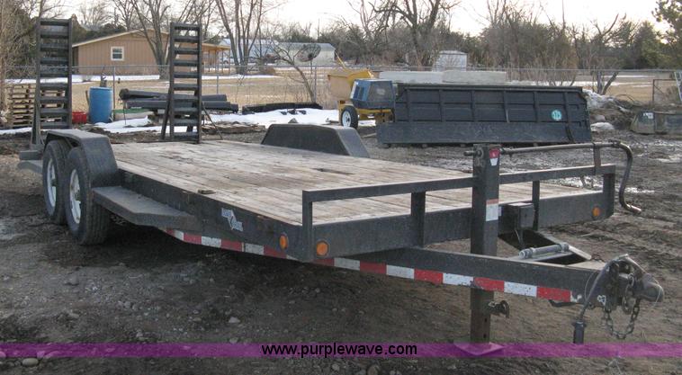 image for item 8196 2007 Load Trail tandem axle flat bed trailer