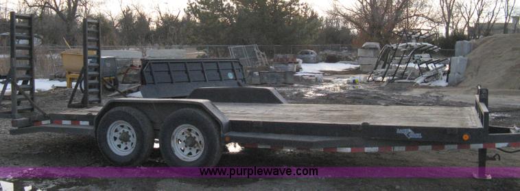 image for item 8196 2007 Load Trail tandem axle flat bed trailer