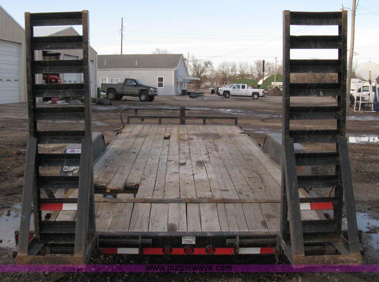 image for item 8196 2007 Load Trail tandem axle flat bed trailer