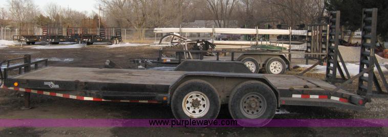 image for item 8196 2007 Load Trail tandem axle flat bed trailer