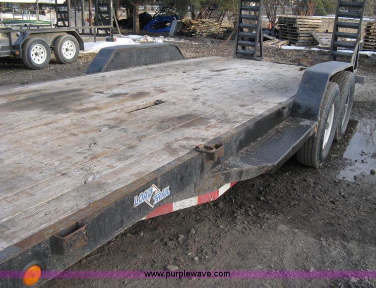 image for item 8196 2007 Load Trail tandem axle flat bed trailer