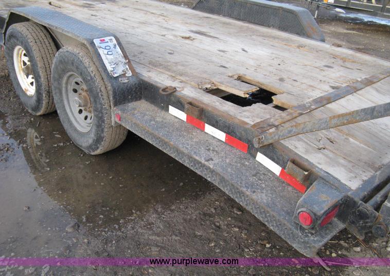 image for item 8196 2007 Load Trail tandem axle flat bed trailer