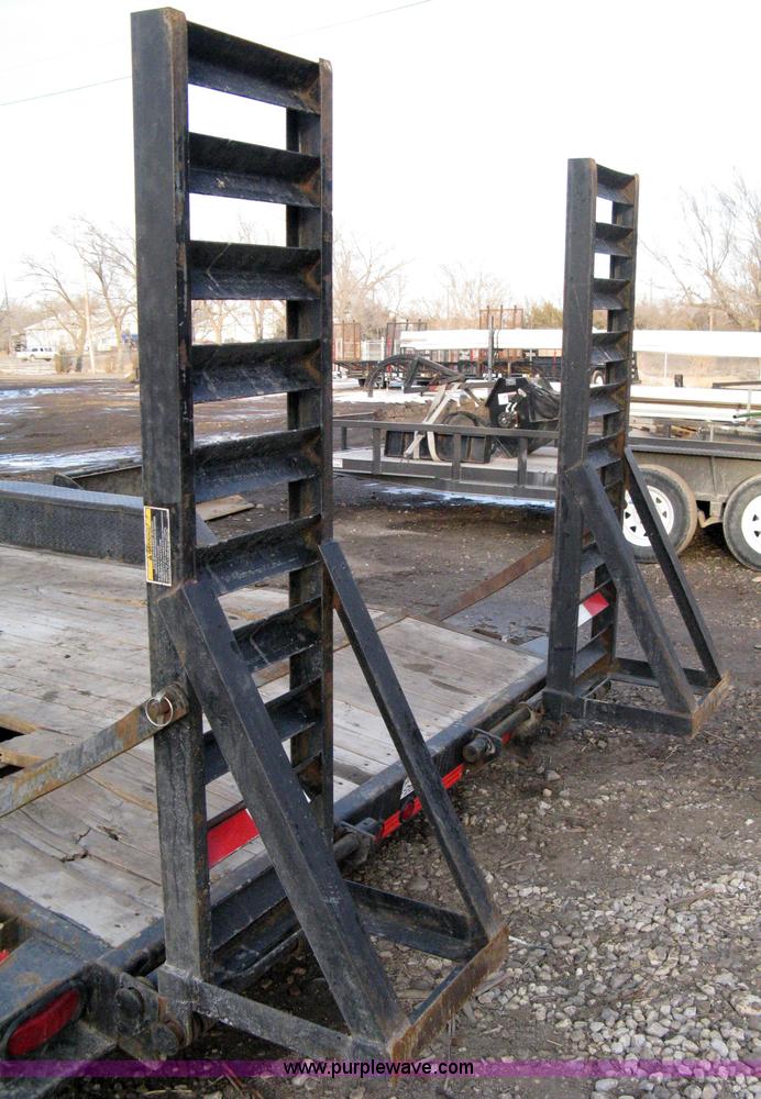 image for item 8196 2007 Load Trail tandem axle flat bed trailer