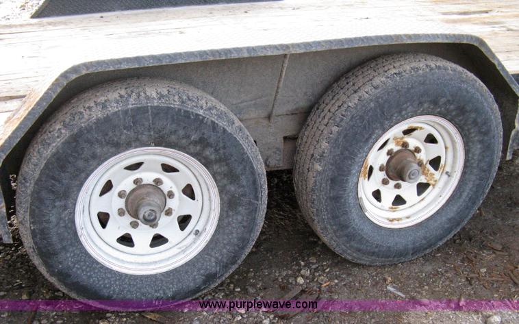 image for item 8196 2007 Load Trail tandem axle flat bed trailer