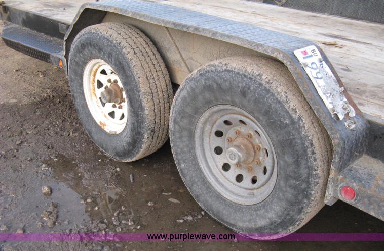 image for item 8196 2007 Load Trail tandem axle flat bed trailer