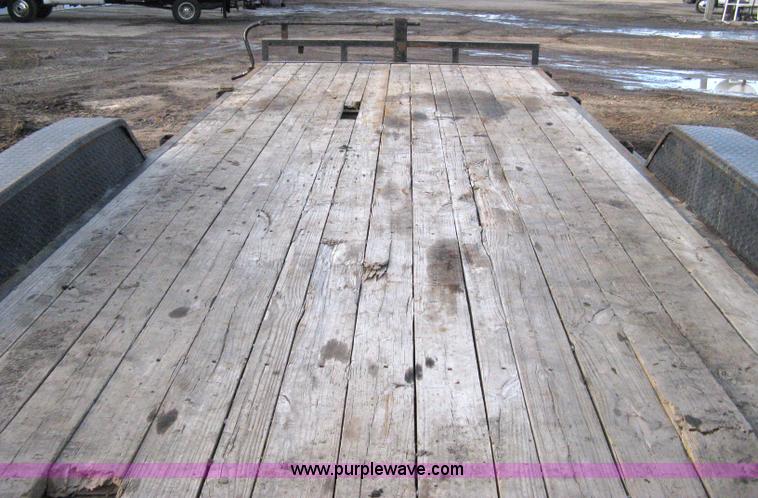 image for item 8196 2007 Load Trail tandem axle flat bed trailer