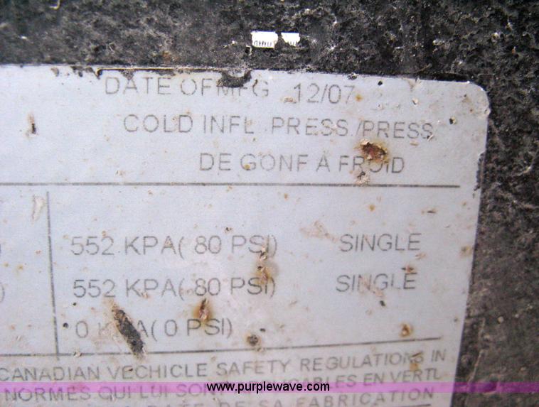 image for item 8196 2007 Load Trail tandem axle flat bed trailer