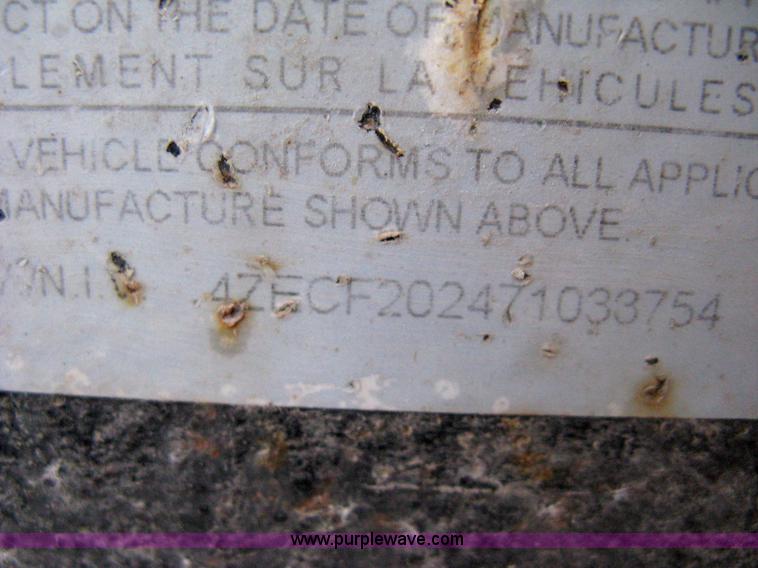 image for item 8196 2007 Load Trail tandem axle flat bed trailer