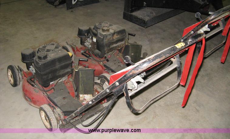 image for item 8200 (2) Toro ProLine commercial walk behind mowers